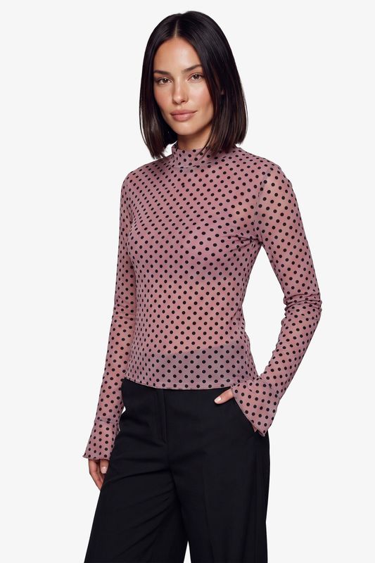 FLURESK Zarah top rosy brown