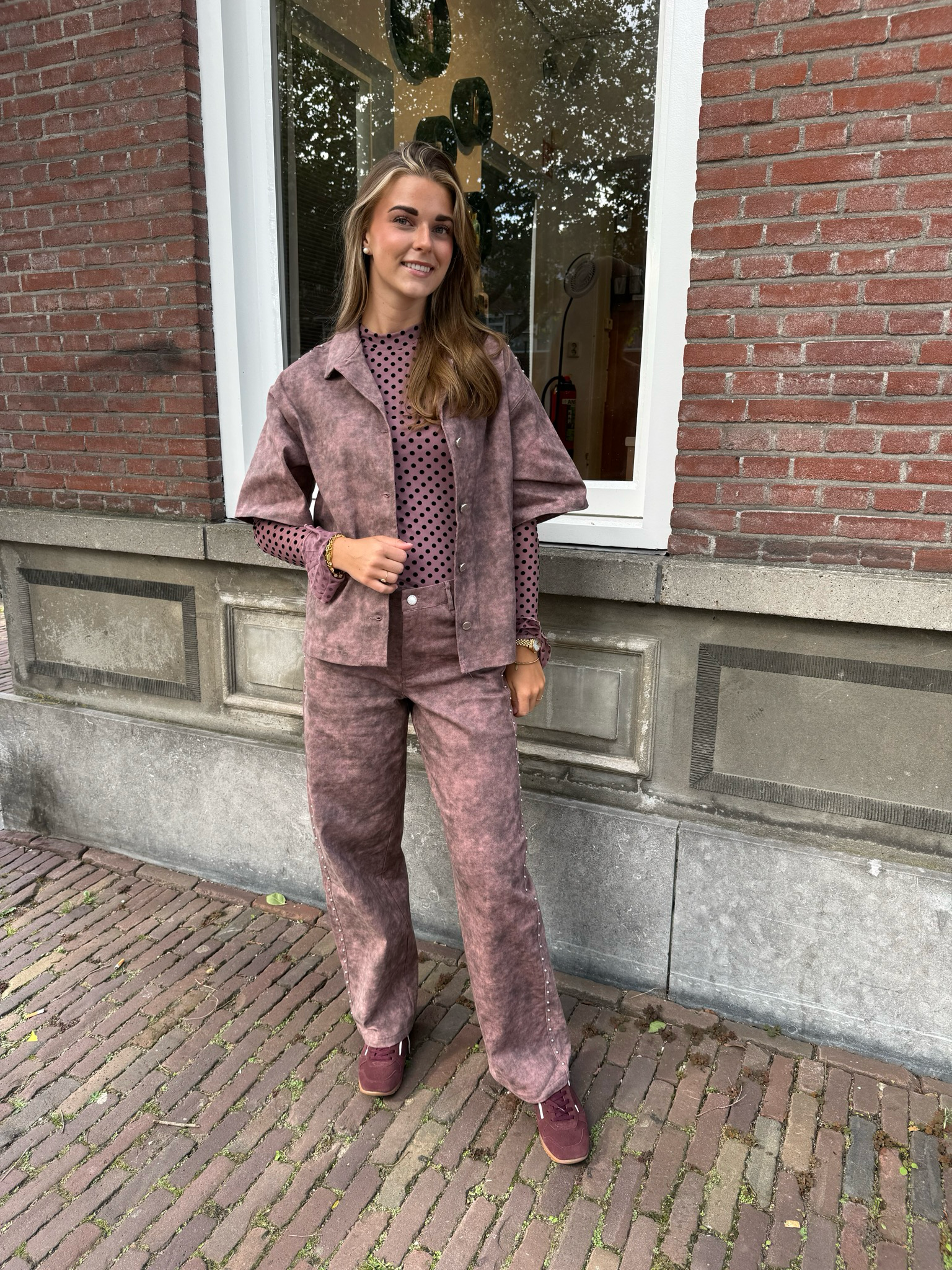 FLURESK Anajet jacket rosy brown