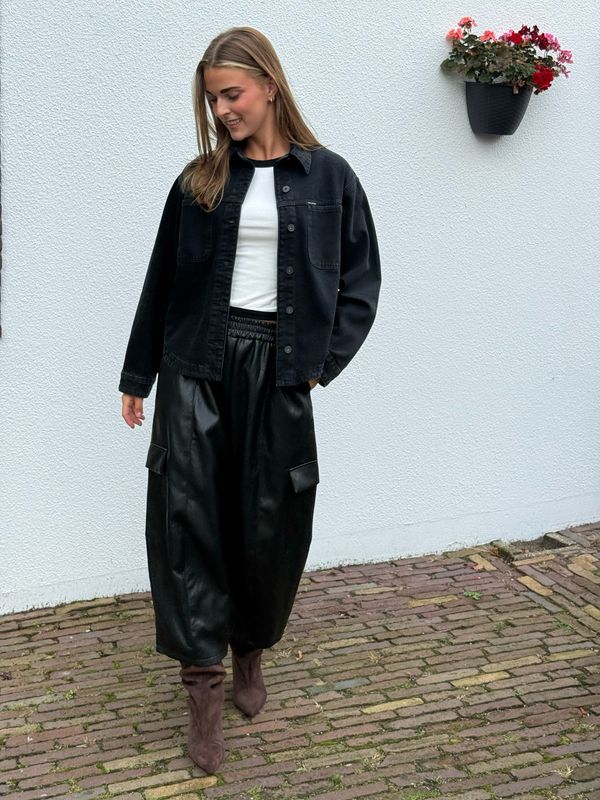 COJ Tamara longsleeve denim jacket black vintage