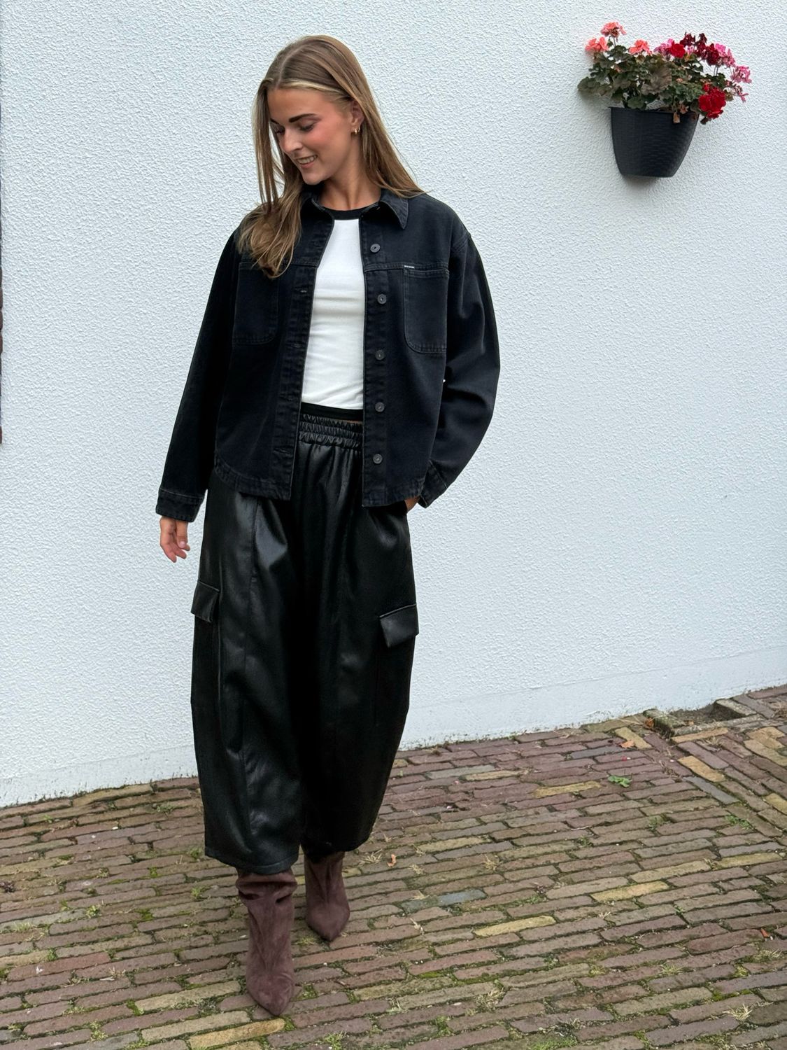 COJ Tamara longsleeve denim jacket black vintage