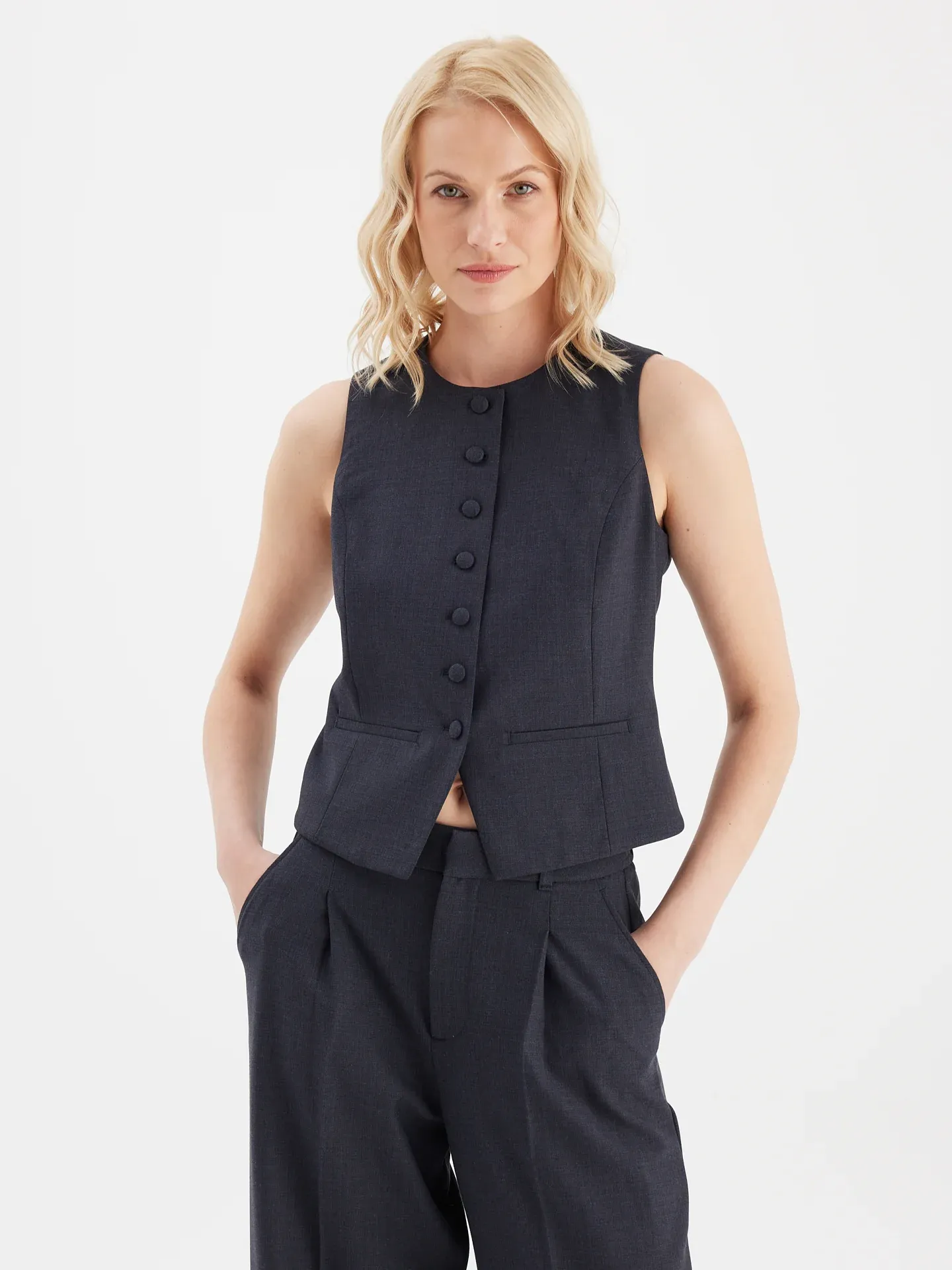 COJ Freya gilet navy