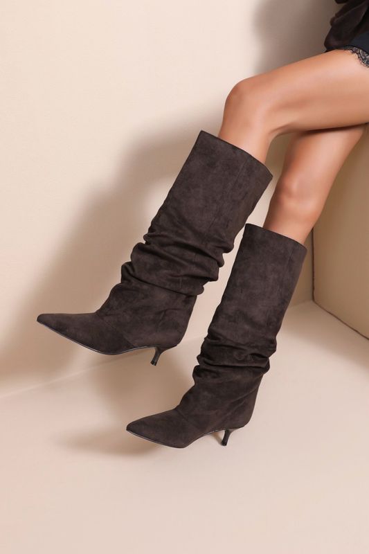 Rosie slouchy laarzen 4.0 chocolate
