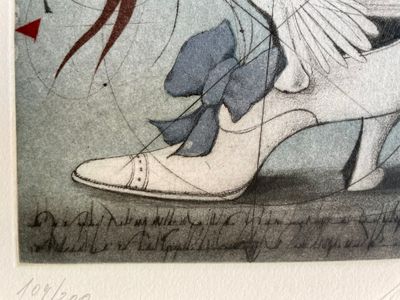 Stampa Numerata “Scarpa Alata” di Alois Janak - 109/200 - Anni ’80