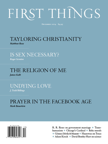 First Things December 2014