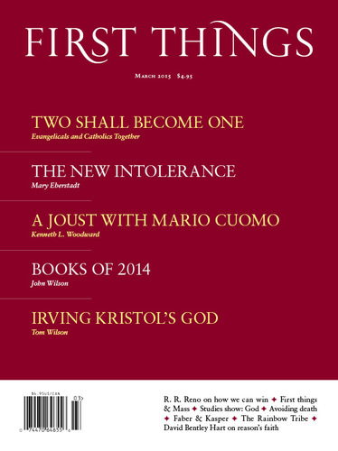 First Things March 2015
