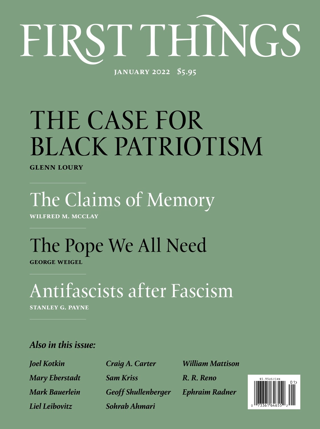 First Things January 2022