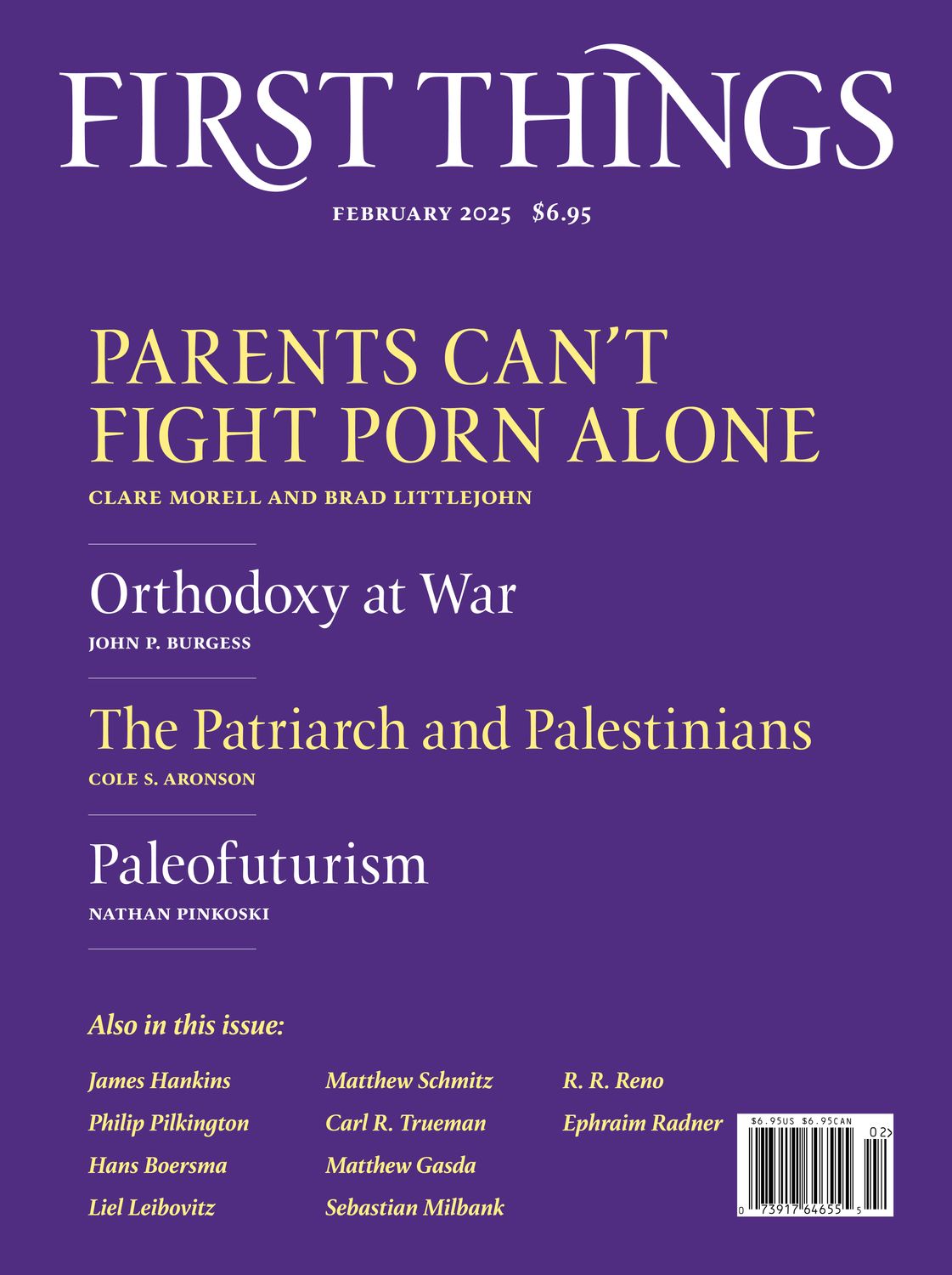 First Things February 2025