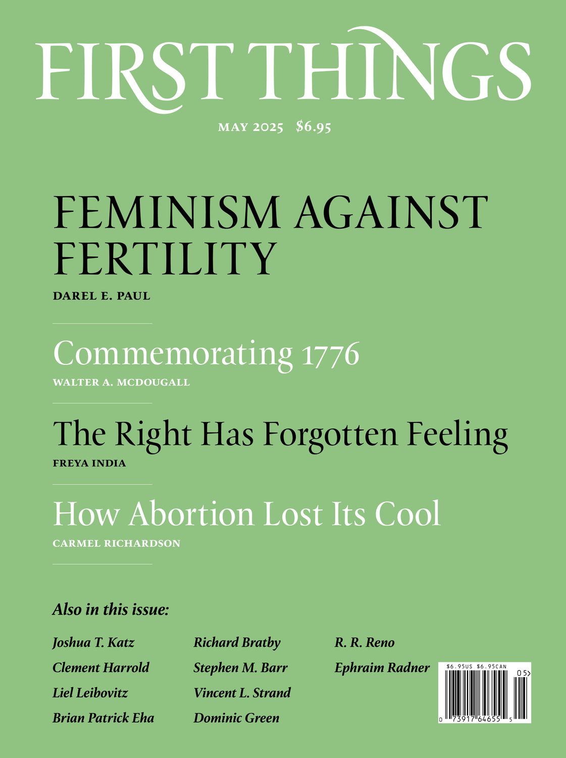 First Things May 2025