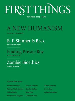 First Things October 2025