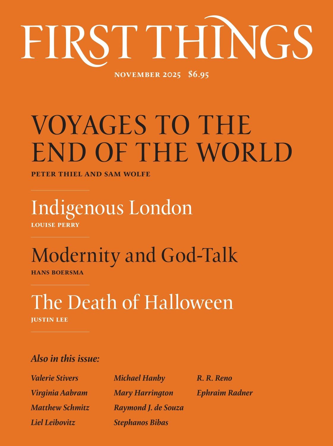 First Things November 2025