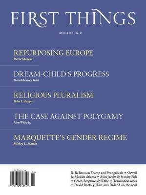 First Things April 2016