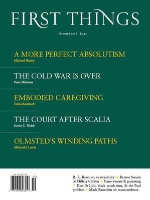 First Things October 2016