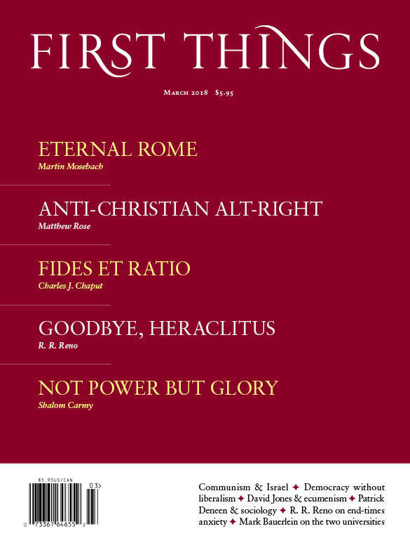 First Things March 2018