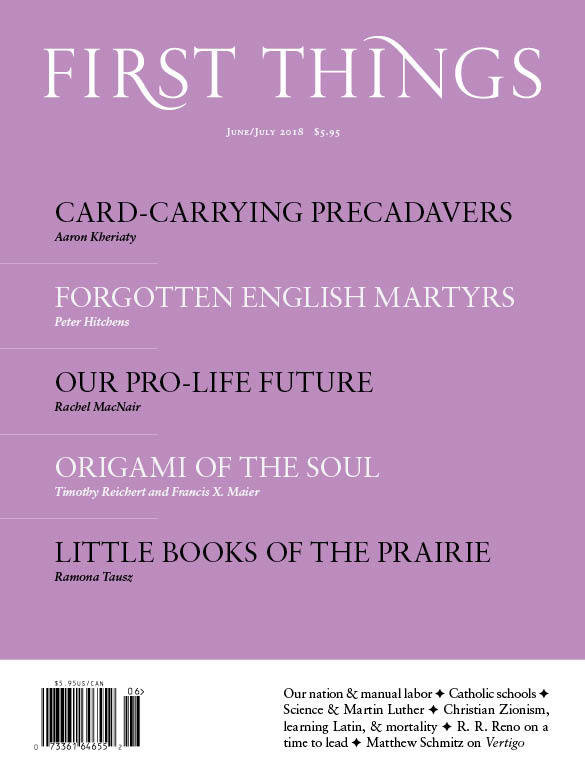 First Things June/July 2018