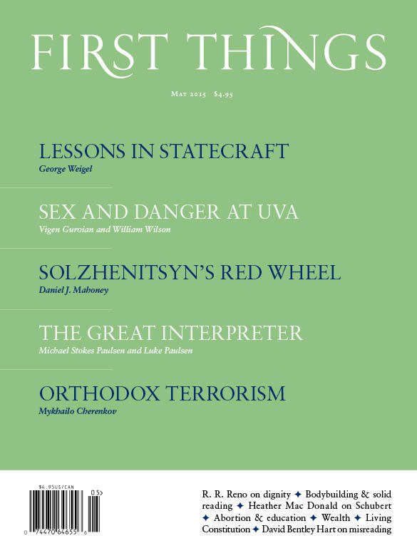 First Things May 2015