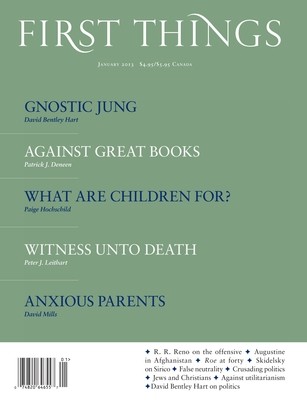 First Things Jan 2013