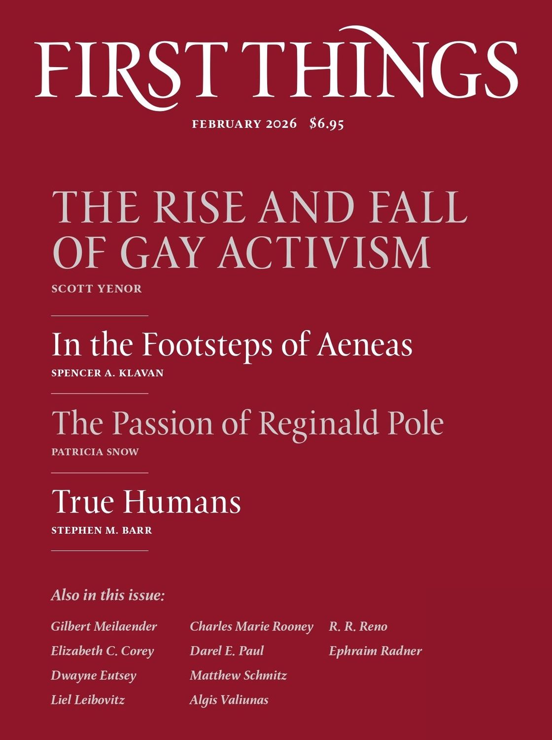 First Things February 2026