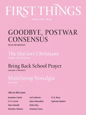 First Things April 2026