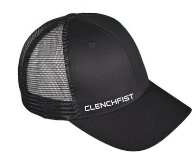 Clenchfist Black Trucker Mesh Hat