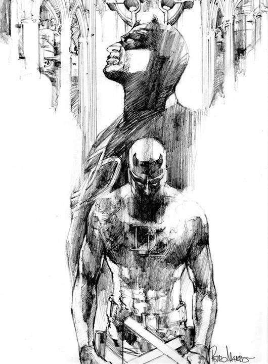 Daredevil Original Drawing Daredevil Original Drawing