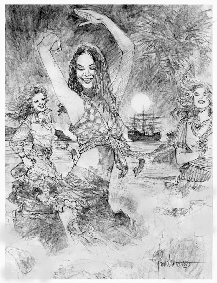 Under the moonlight original drawing Under the moonlight original drawing