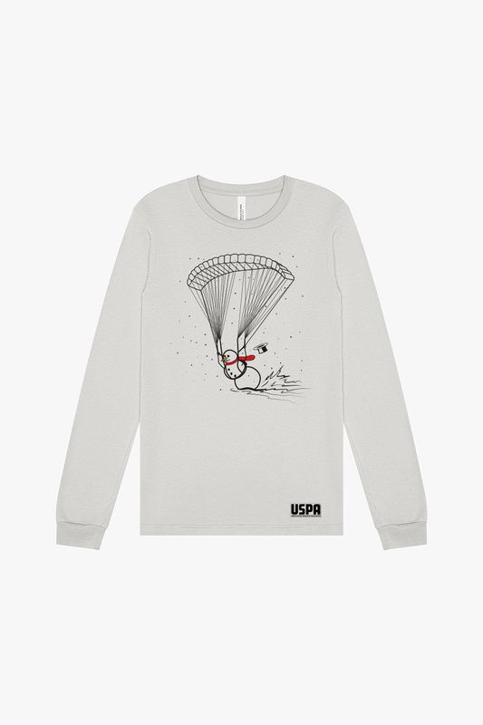 Bella+ Canvas Unisex Long Sleeve Tee Snowman