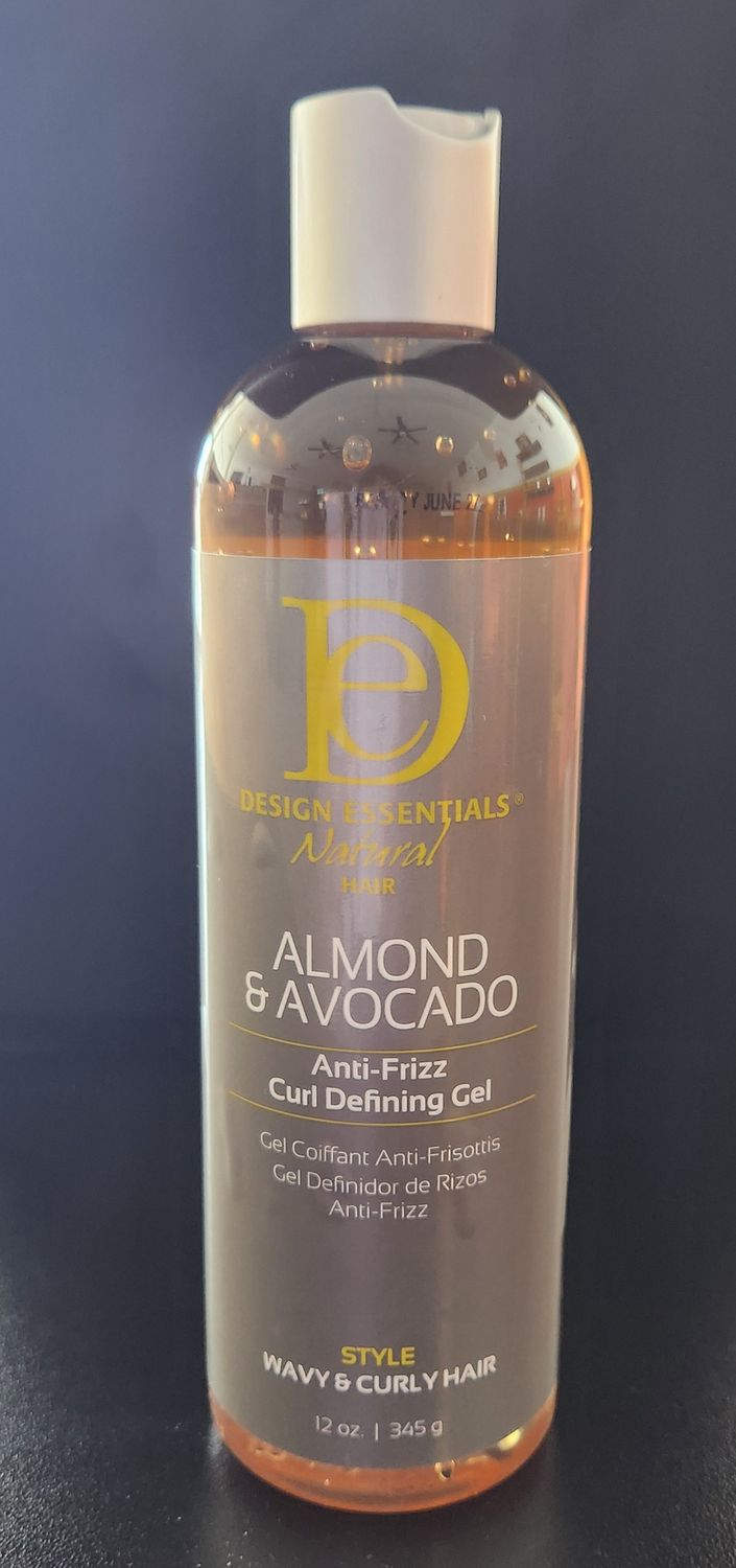 Design essentials almond and avocado curl defining gel 12 oz
