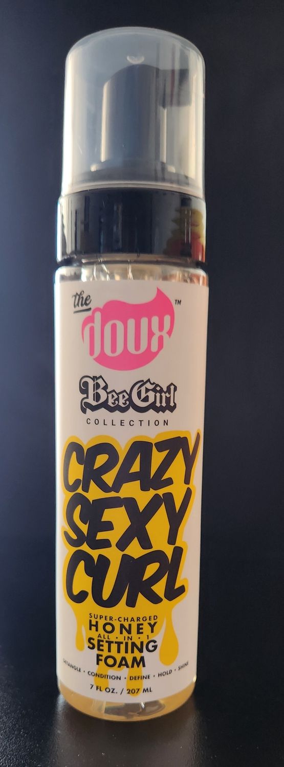 THE DOUX CRAZY SEXY CURL HONEY SETTING FOAM 7 oz