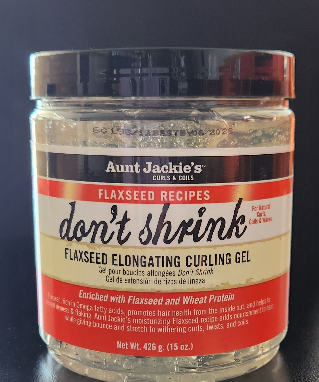 Aunt Jackie&#39;s Flax Elong Curl Gel15 oz