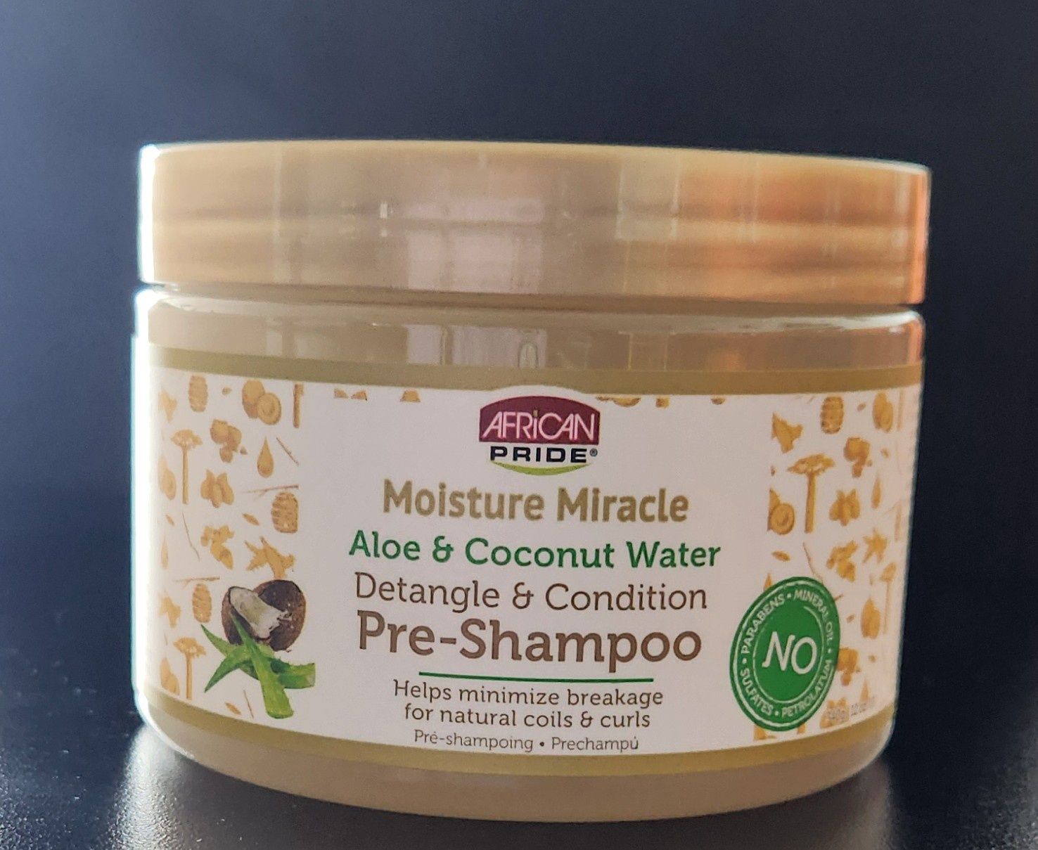 African Pride Moisture PRE SHAMPOO 12 oz