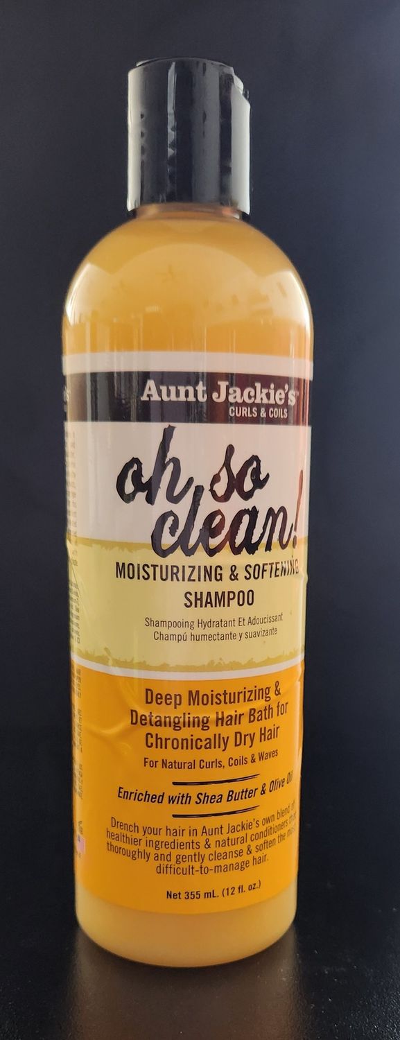 Aunt Jackie&#39;s Oh So Clean Moist &amp; Soft Shampoo 12 oz