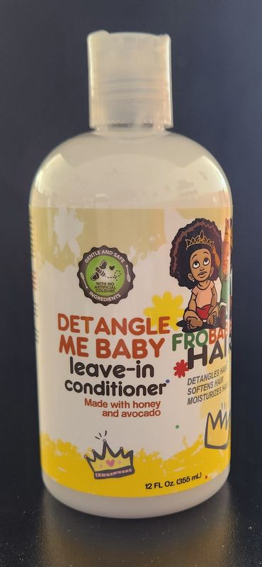 FROBABIES HAIR DETANGLE ME BABY LEAVE IN CONDITIONER 12 oz