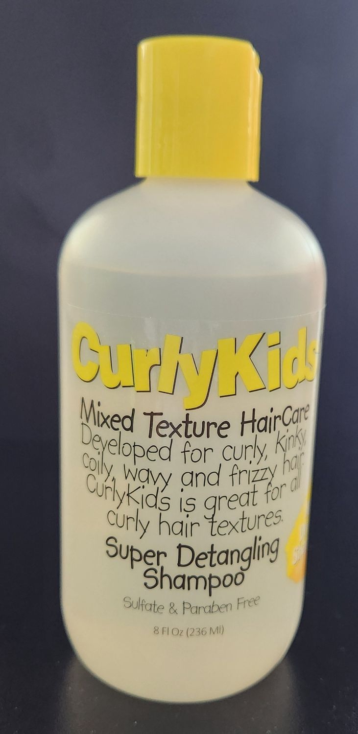 Curly kids super detangling shampoo 8 oz