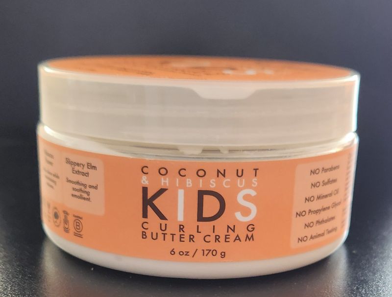 Shea moisture coconut and hibiscus kids curling butter cream 6 oz