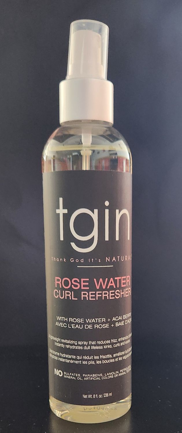 TGIN ROSE WATER CURL REFRESHER ROSE WATER AND AÇAÍ BERRY 8 oz