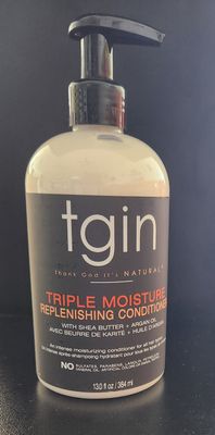 TGIN TRIPLE MOISTURE REPLENISHING CONDITIONER SHEA BUTTER AND ARGAN OIL 13 oz