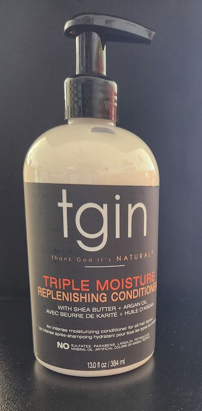TGIN TRIPLE MOISTURE REPLENISHING CONDITIONER SHEA BUTTER AND ARGAN OIL 13 oz