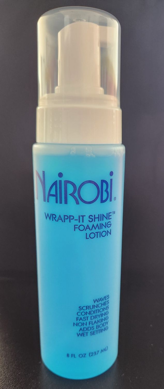 Nairobi wrapp it shine foaming lotion 8 oz