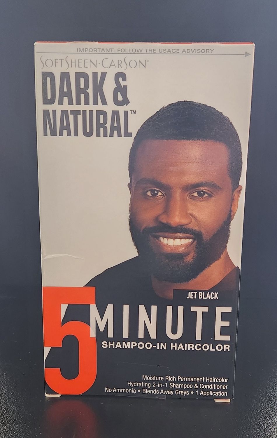 Dark and natural jet black haircolor #31