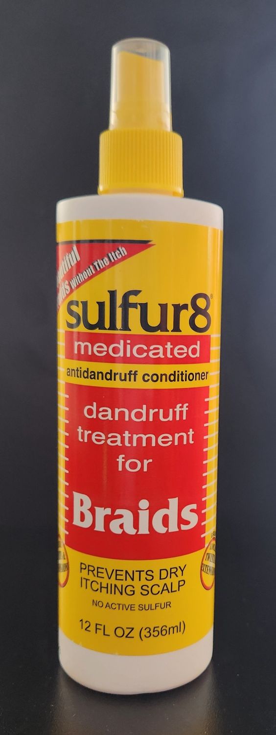 SULFUR 8 ANTI DANDRUFF TREATMENT FOR BRAIDS 12 oz