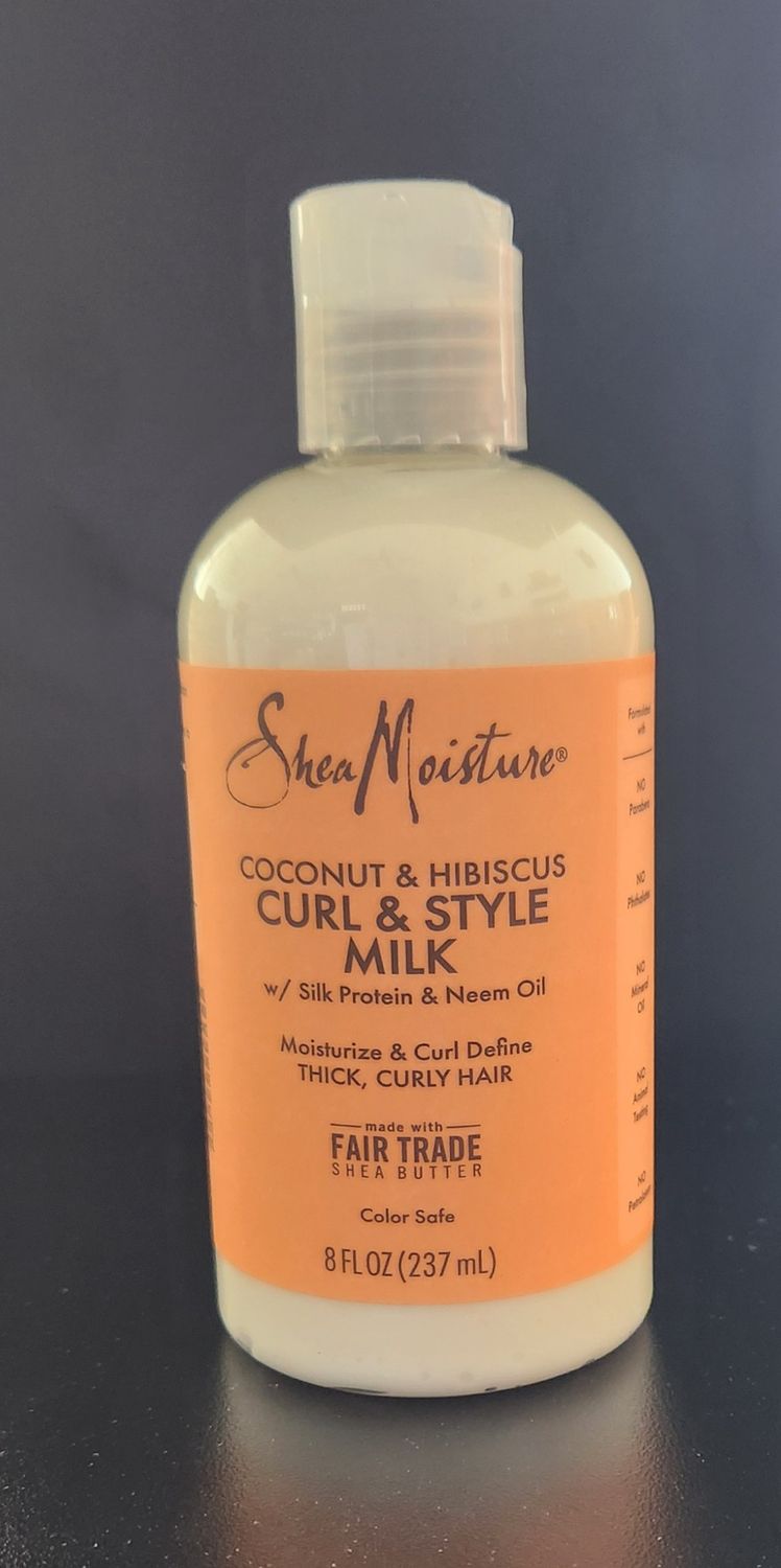Shea moisture coconut and hibiscus curl and style milk 8 oz