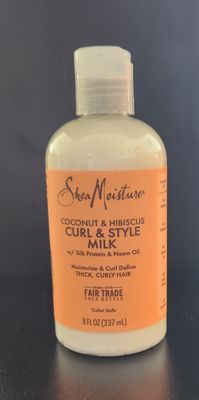 Shea moisture coconut and hibiscus curl and style milk 8 oz