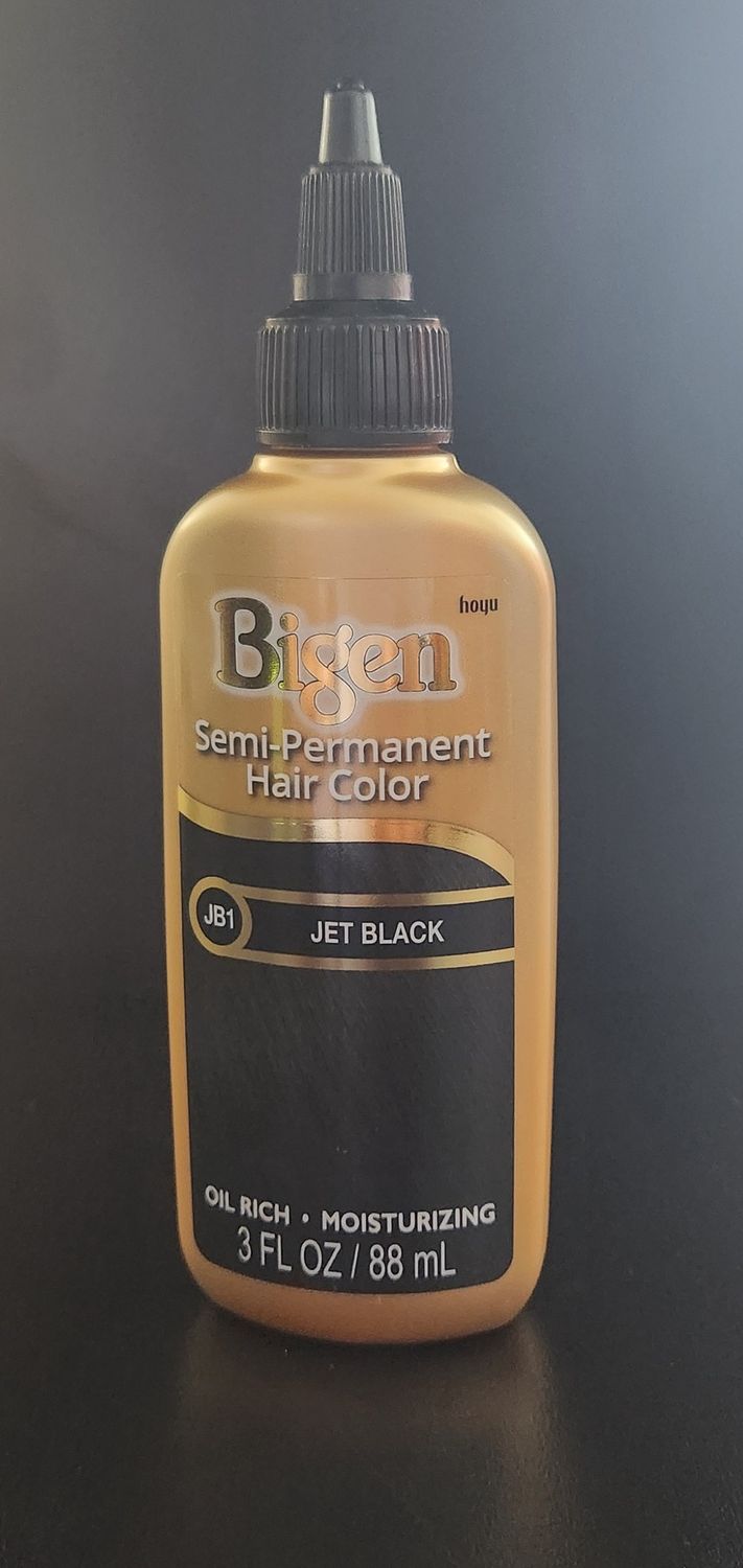 Bigen Semi-Permanent Hair Col Jet Blk