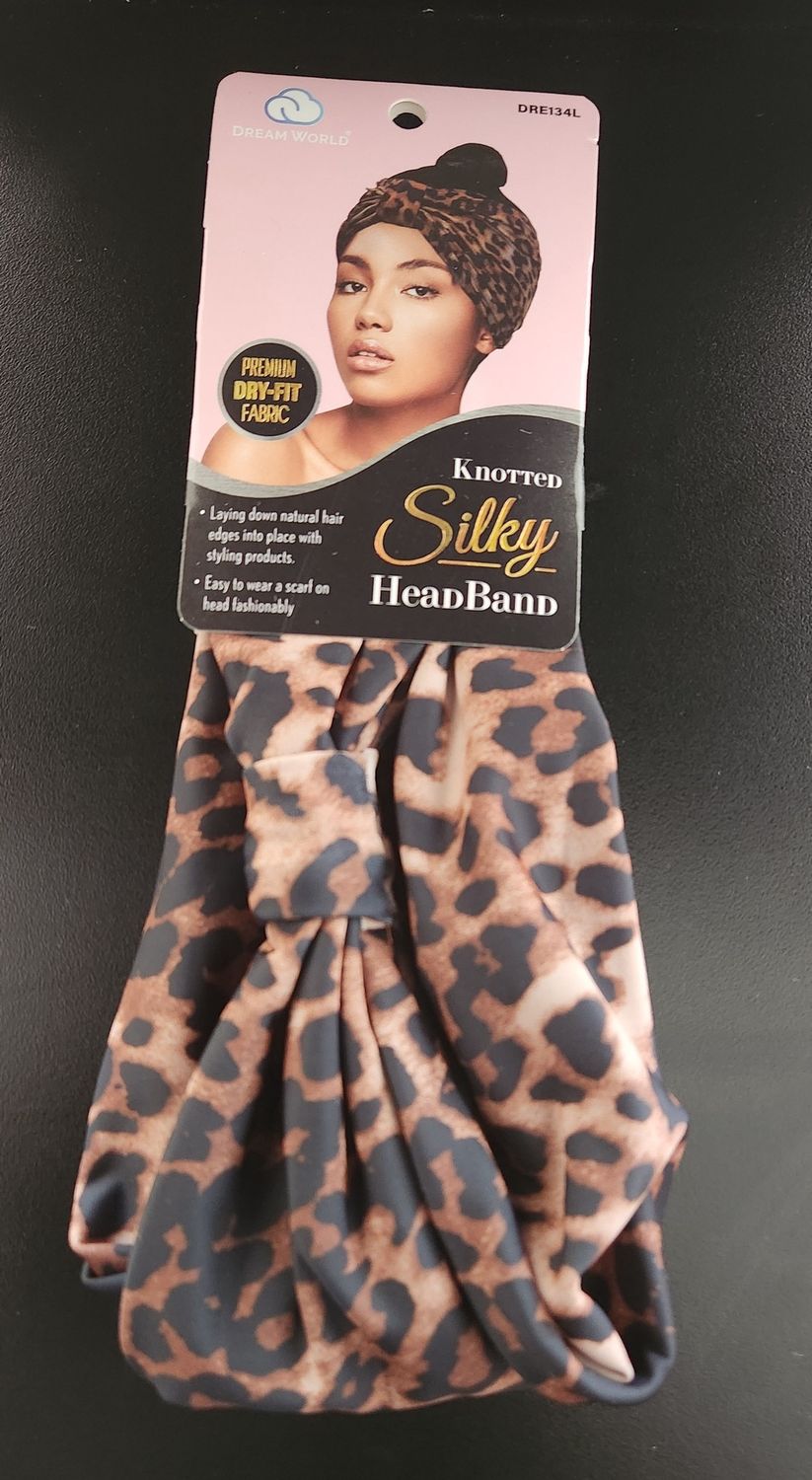 Dreamworld silky head band brn
