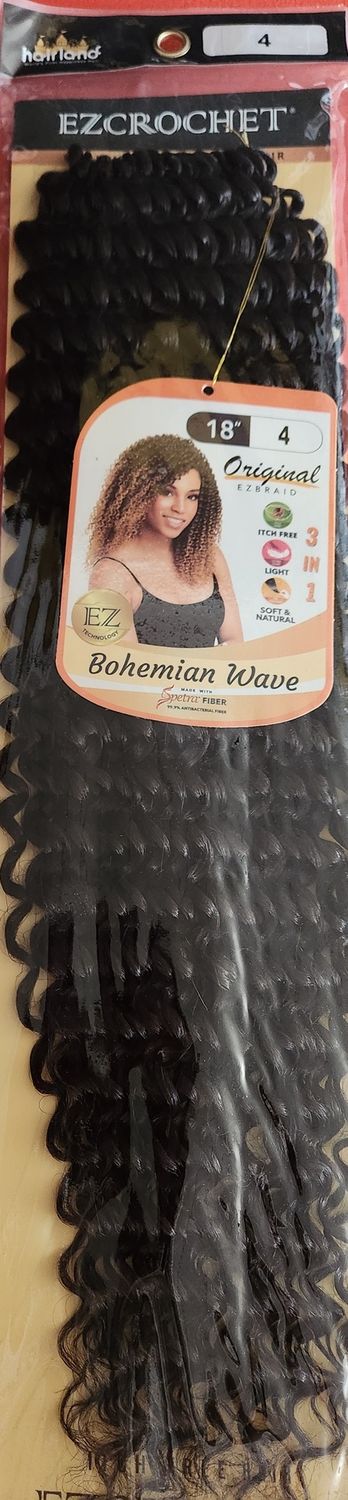 EZ  Crochet  Bohemian Wave 4 18&quot;