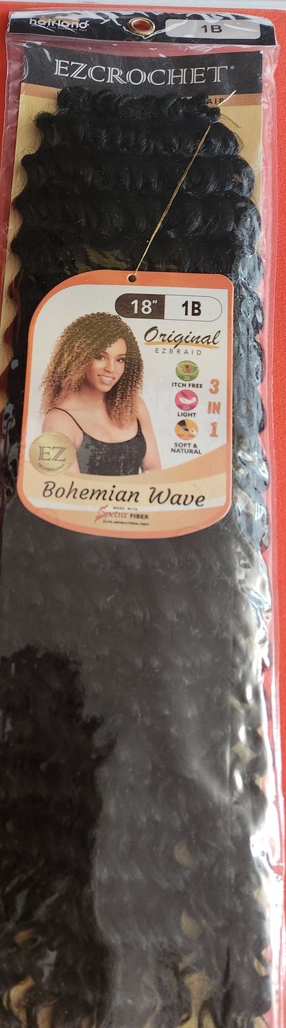 EZ  Crochet  Bohemian Wave 1B 18&quot;