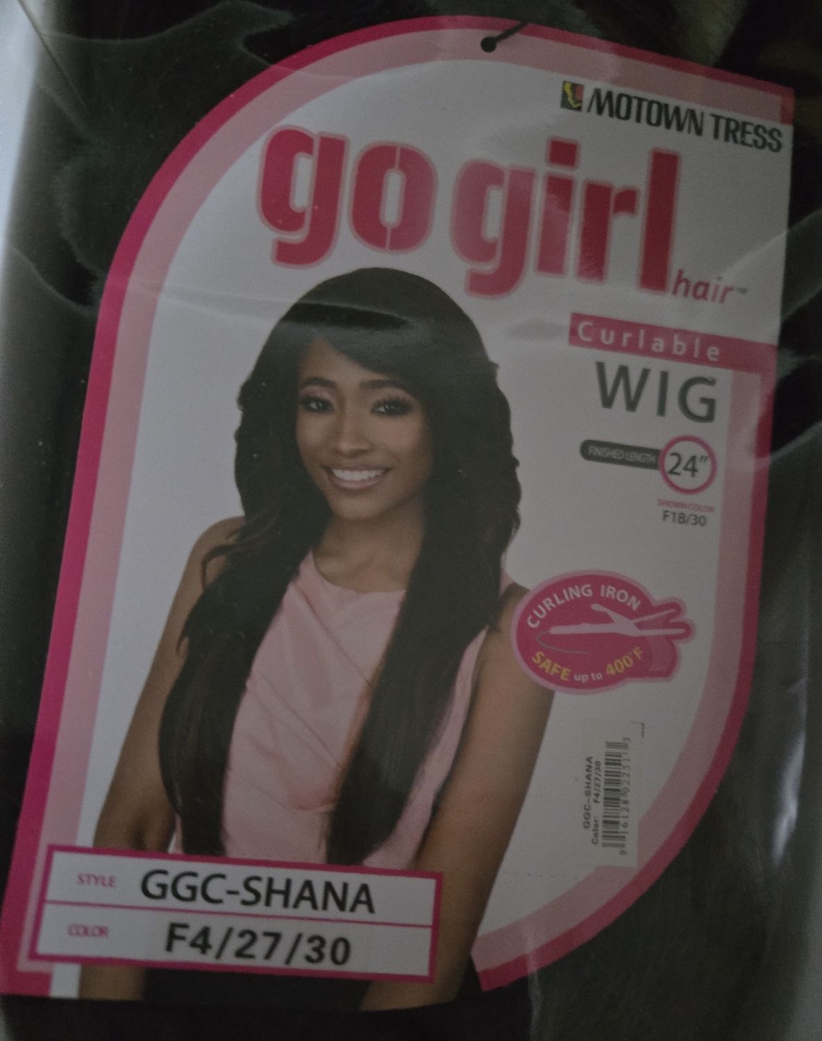 Go girl curlable wig F1B/30