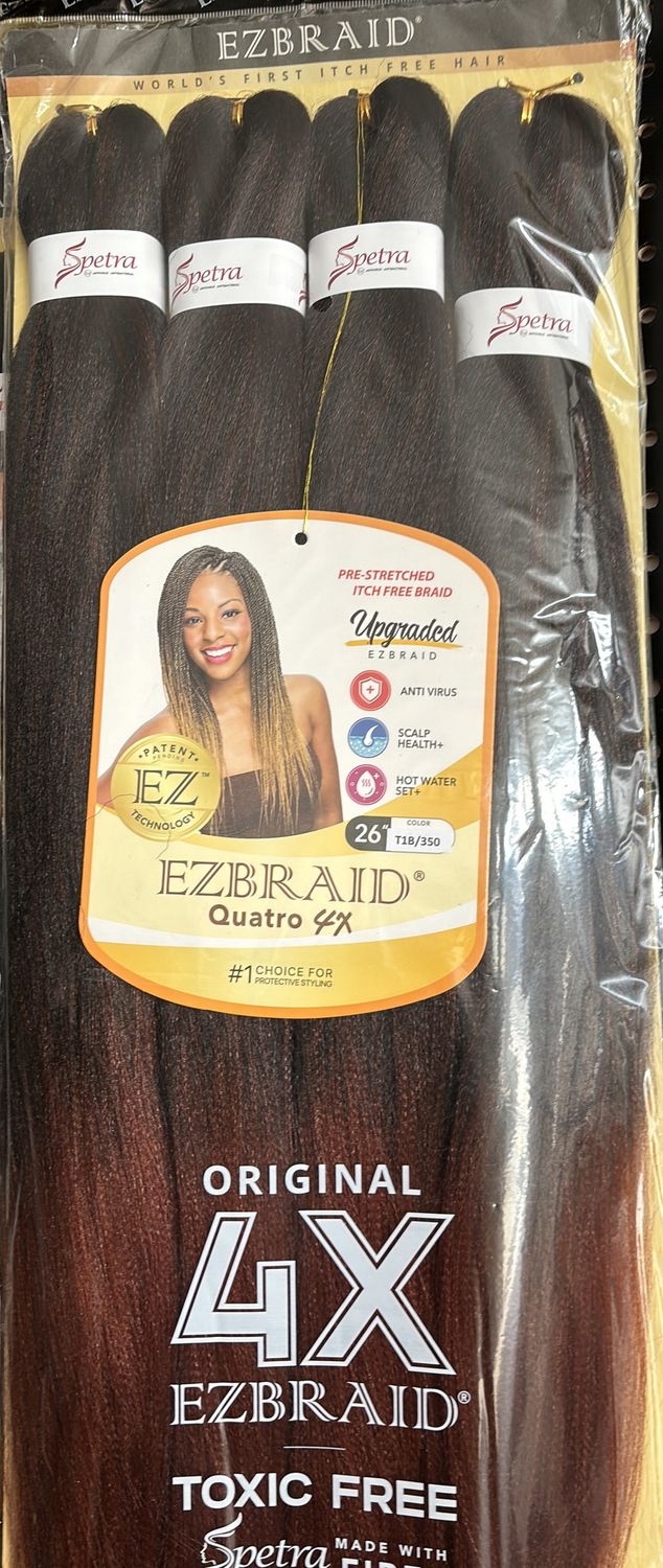 Braiding Hair EZ BRAID T1B/350 4X 26"
