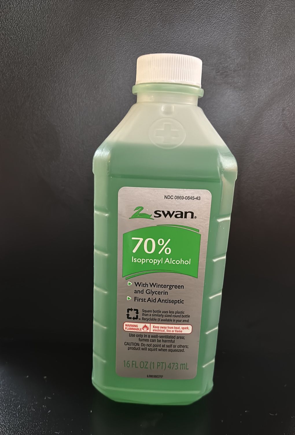 Swans 70% isopropyl alcohol 16oz