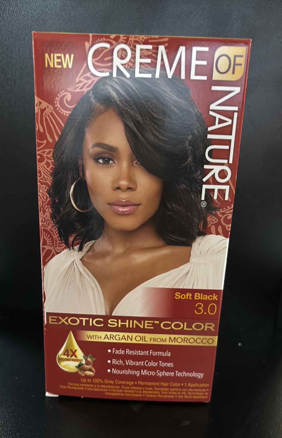 Crème of nature exotic shine soft black hair color